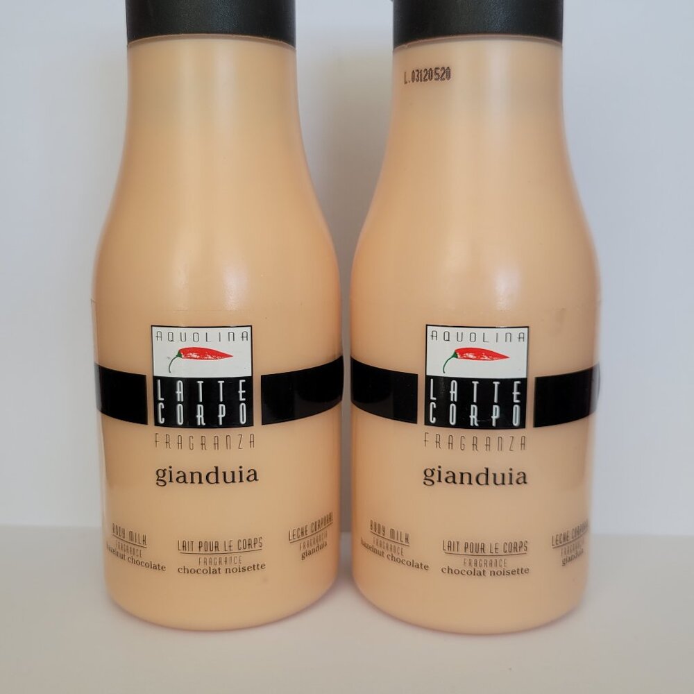 Aquolina Body Lotion (Hazelnut) 250ml Each (2 Bottle Set)